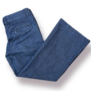 Wide Leg Editor Jeans Size 6s Short